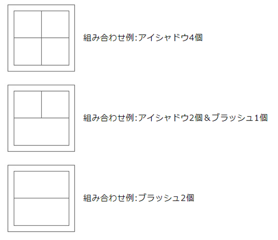 『アディクション ザ コンパクト ケース Ⅰ/Ⅱ』は何をセットする